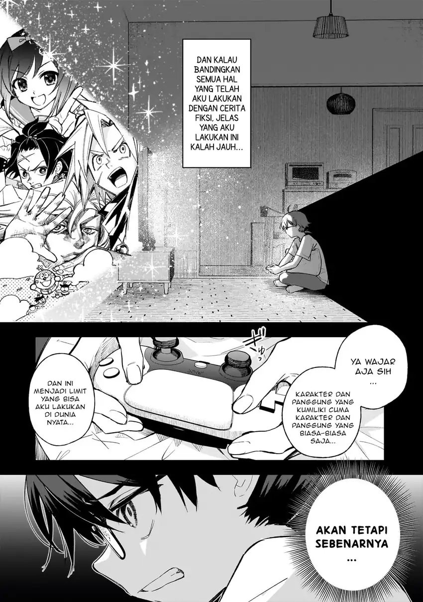 Ore wa Gakuen Zunou Battle no Ensyutsuka!: Jishou Mob ga Kage kara Egaku Saikyou Shujinkou Musou Scenario Chapter 01 Gambar 16