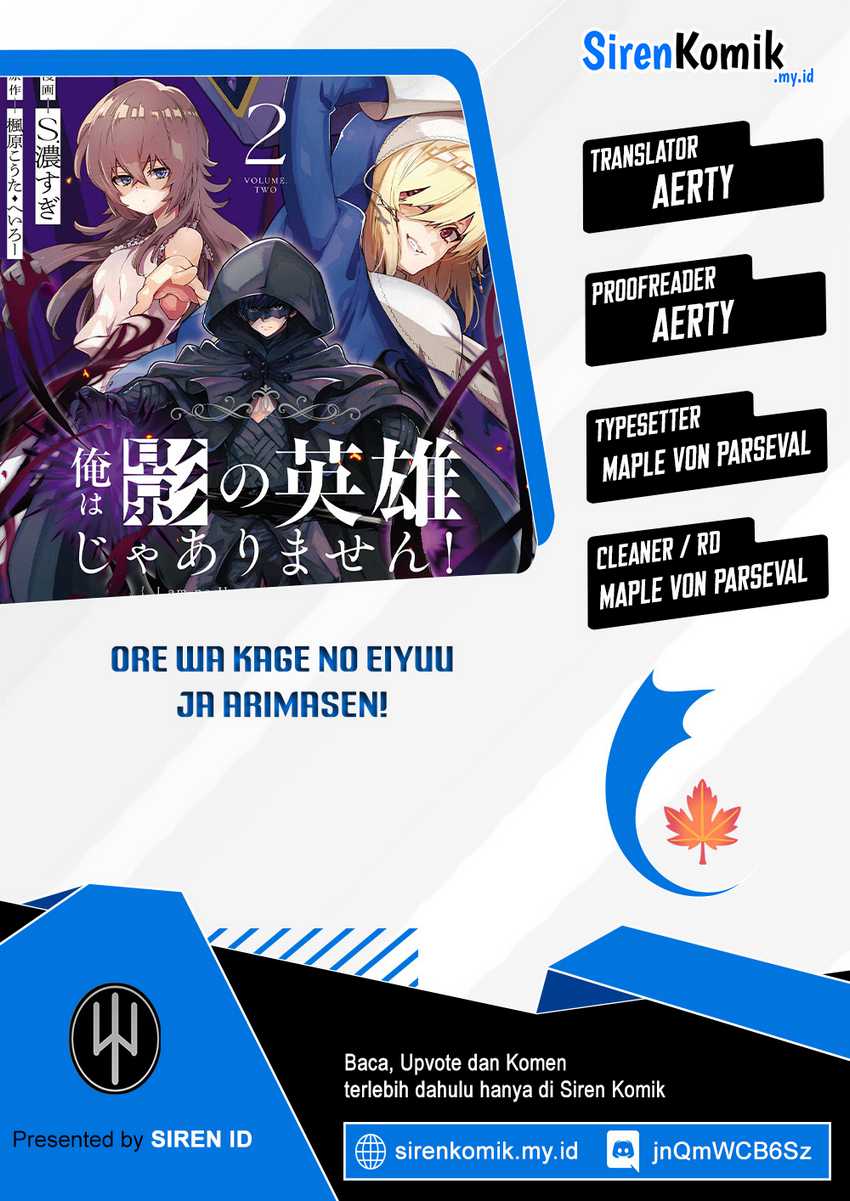 Ore wa Kage no Eiyuu ja Arimasen! Sekai Kusshi no Majutsushi?…… Nani Sore Chapter 03 Gambar 1