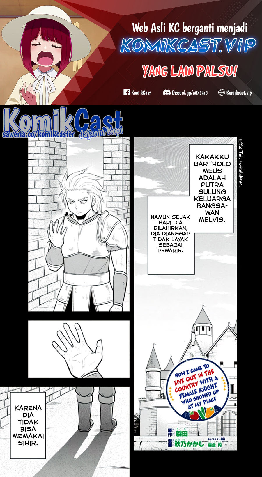 Orenchi ni Kita Onna Kishi to: Inakagurashi suru Koto ni Natta Ken Chapter 113 Gambar 2