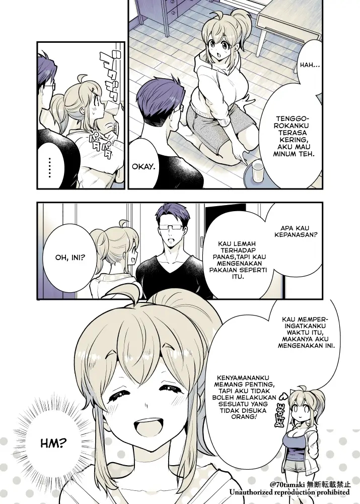 Osananajimi ga Hisabisa ni Saikai Shitara Otagai Kyonyuu ni Natteta Chapter 17 Gambar 2