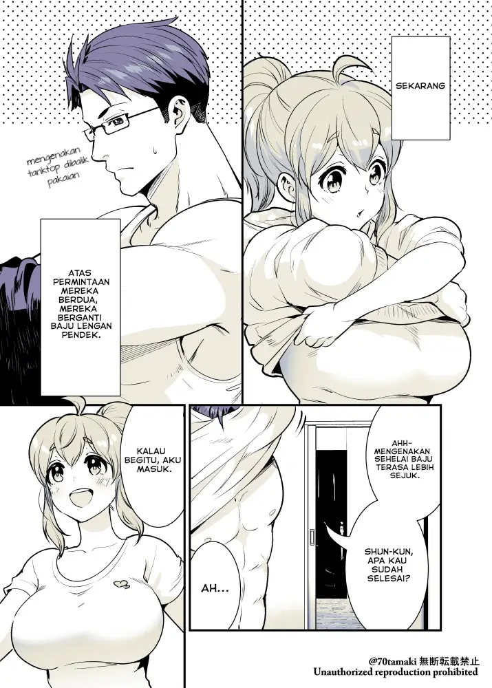 Osananajimi ga Hisabisa ni Saikai Shitara Otagai Kyonyuu ni Natteta Chapter 18 Gambar 2