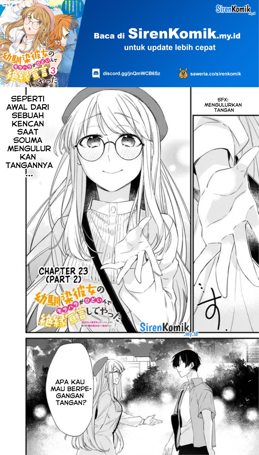 Osananajimi Kanojo no Morahara ga Hidoin de Zetsuen Sengen shite Yatta Chapter 23.2 Gambar 2