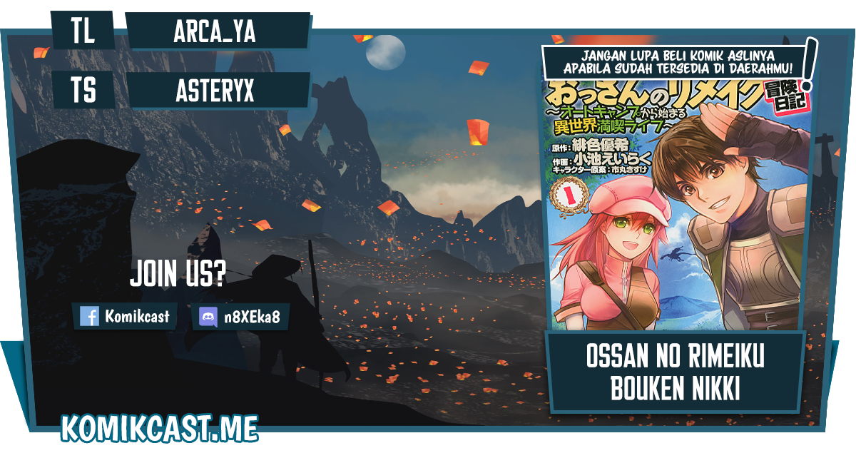 Ossan no Rimeiku Bouken Nikki ~ Autocamp kara Hajimaru Isekai Mankitsu Raifu Chapter 02 Gambar 1