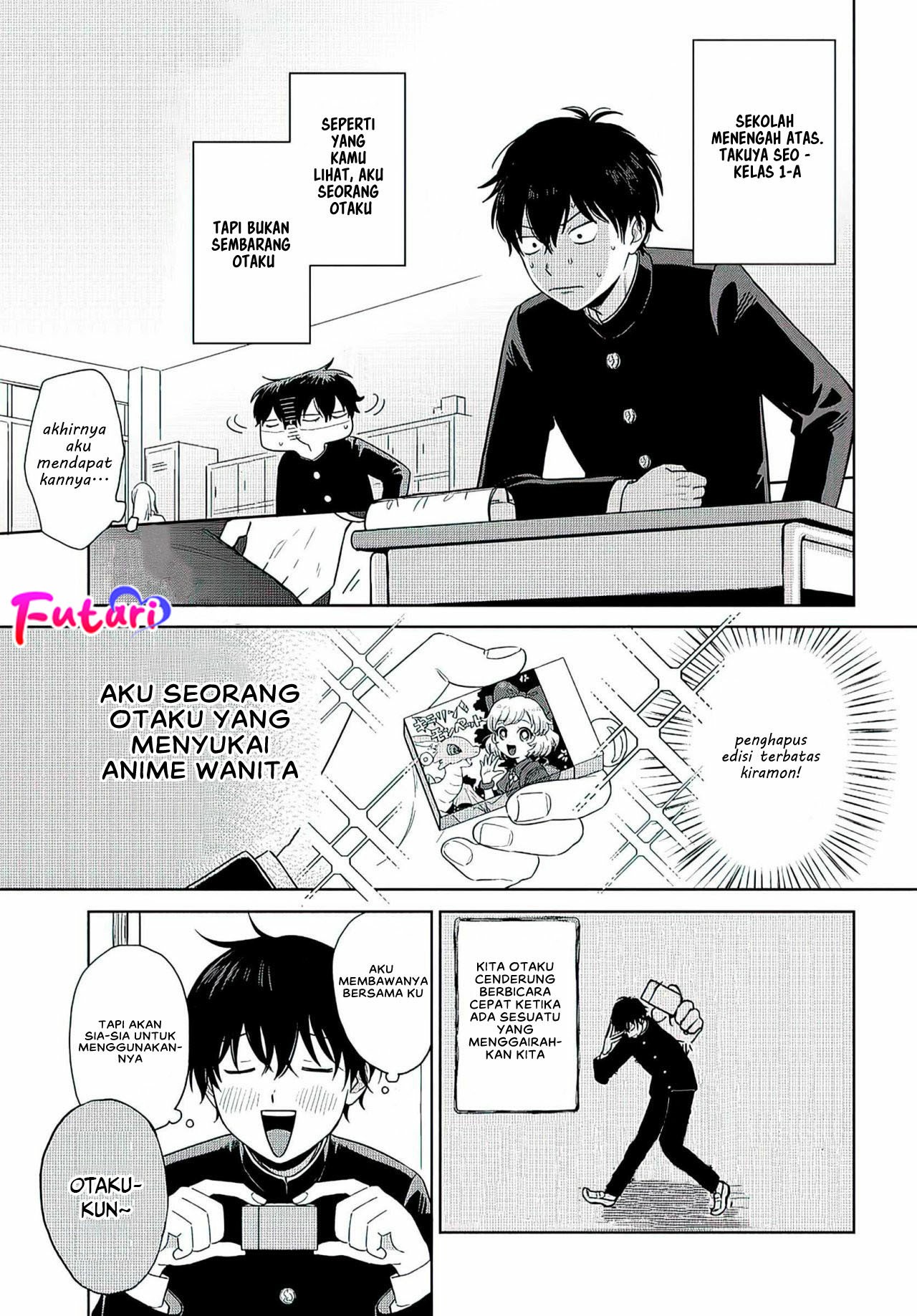 Otaku ni Yasashii Gal wa Inai!? Chapter 01 Gambar 4