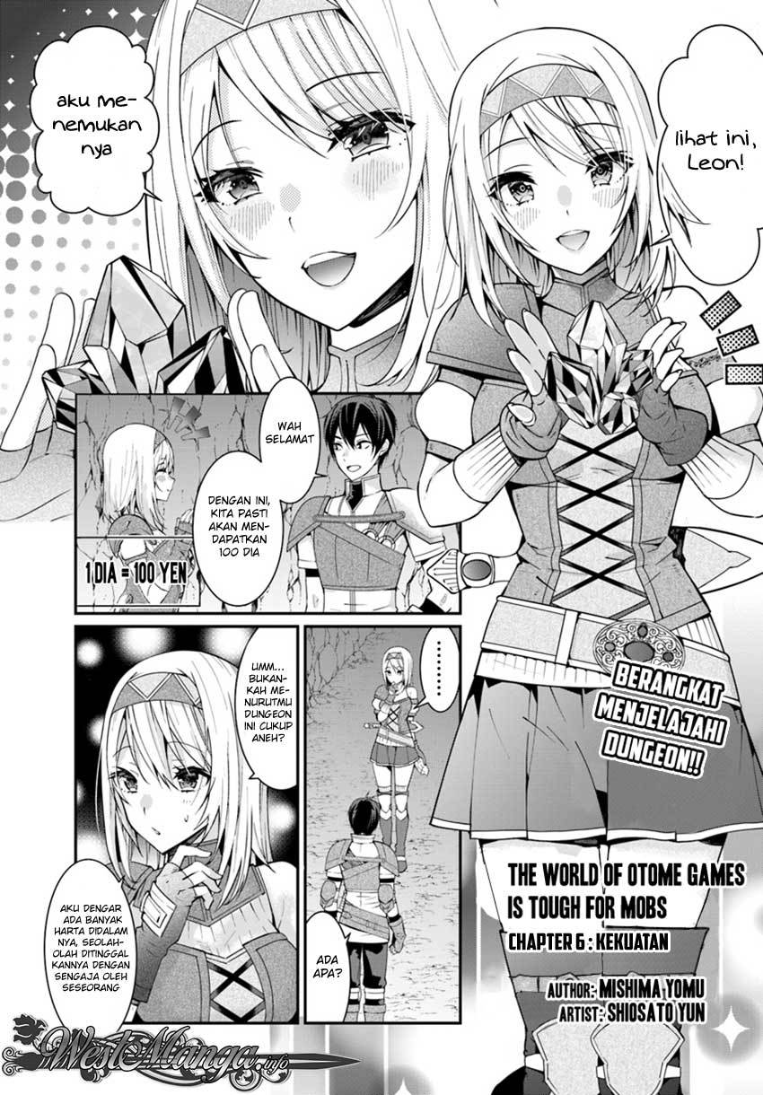 Otome Game Sekai wa Mob ni Kibishii Sekai Desu Chapter 06 Gambar 1