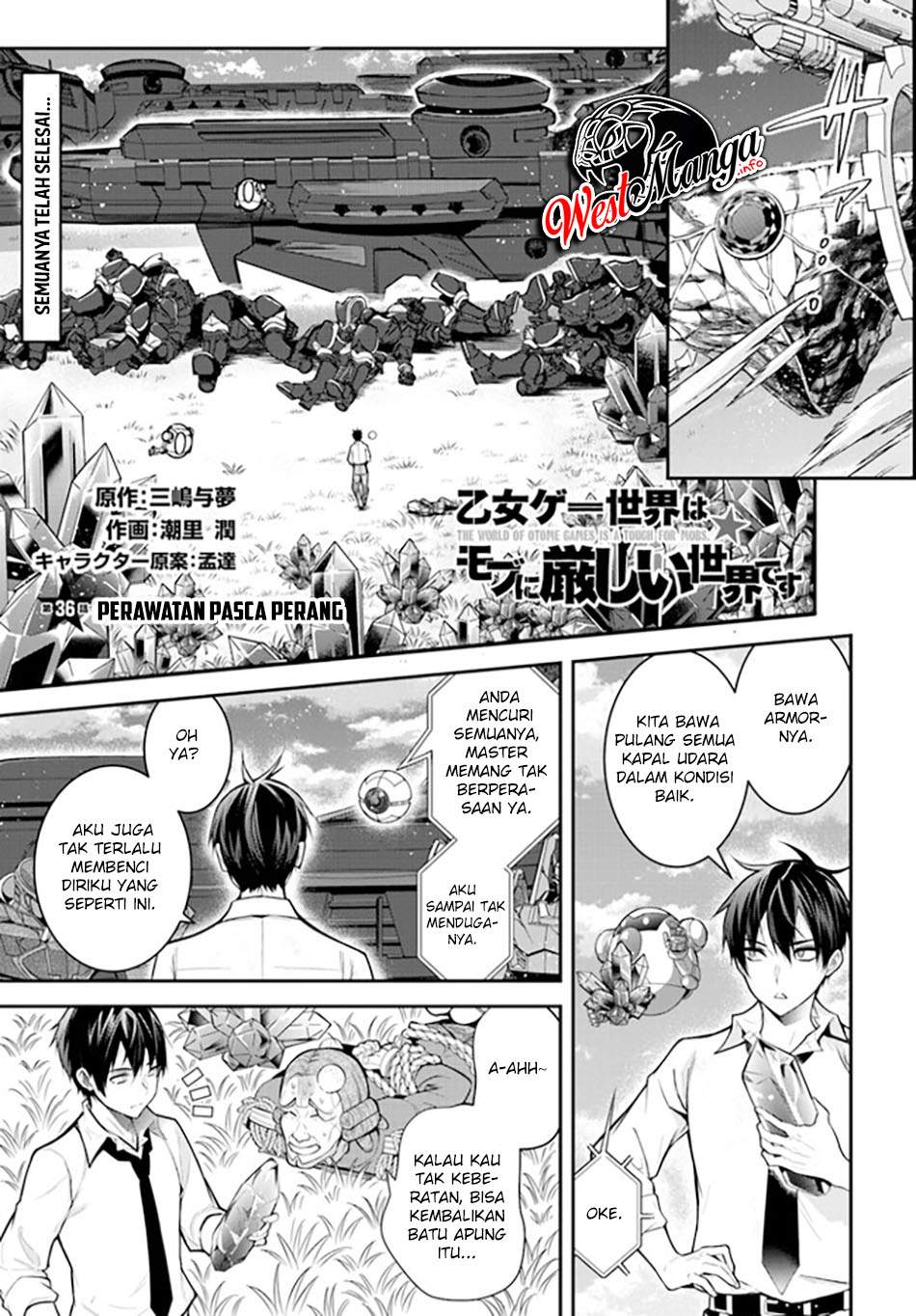 Otome Game Sekai wa Mob ni Kibishii Sekai Desu Chapter 36 Gambar 4