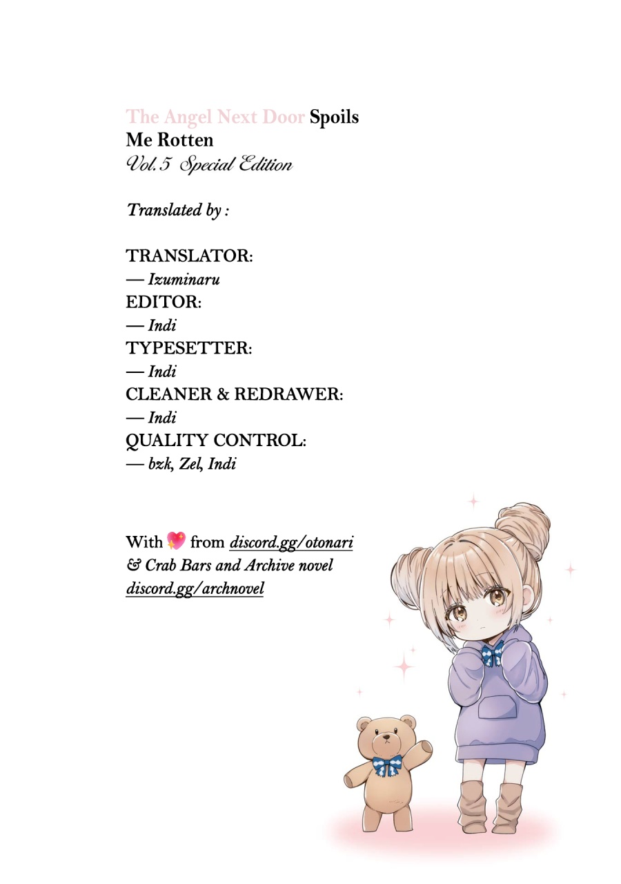 Otonari no Tenshi-sama ni Itsunomanika Dame Ningen ni Sareteita Ken Chapter 21.5 Gambar 41