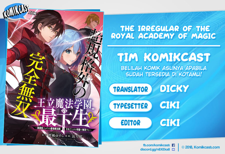 Ouritsu Mahou Gakuen no Saikasei: Slum Agari no Saikyou Mahoushi, Kizoku darake no Gakuen de Musou suru Chapter 01.1 Gambar 1