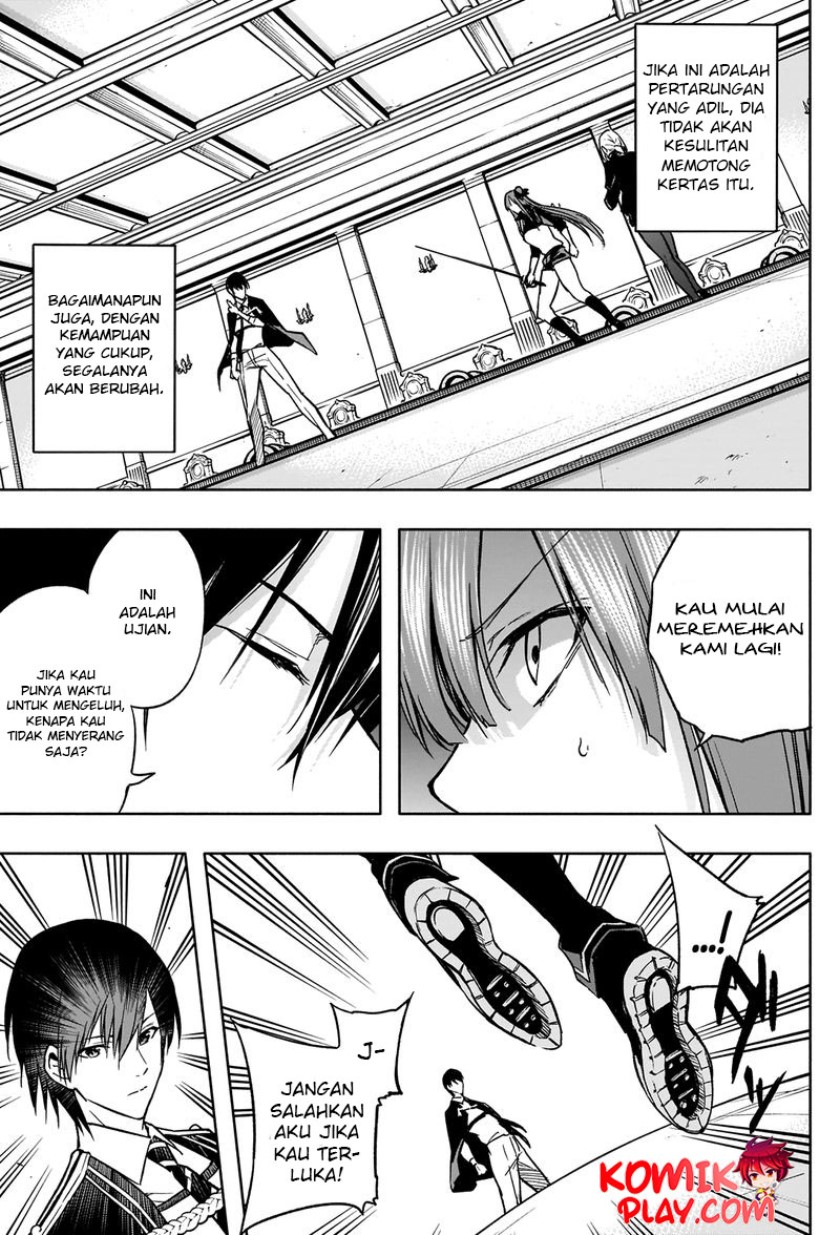 Ouritsu Mahou Gakuen no Saikasei: Slum Agari no Saikyou Mahoushi, Kizoku darake no Gakuen de Musou suru Chapter 32 Gambar 16