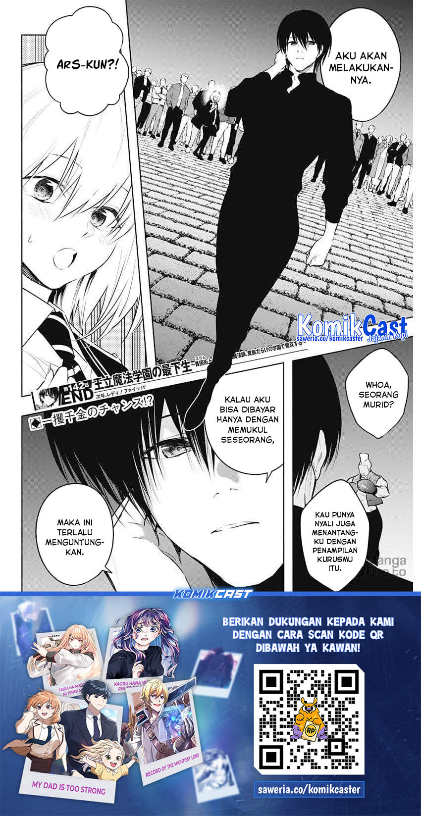 Ouritsu Mahou Gakuen no Saikasei: Slum Agari no Saikyou Mahoushi, Kizoku darake no Gakuen de Musou suru Chapter 142 Gambar 19