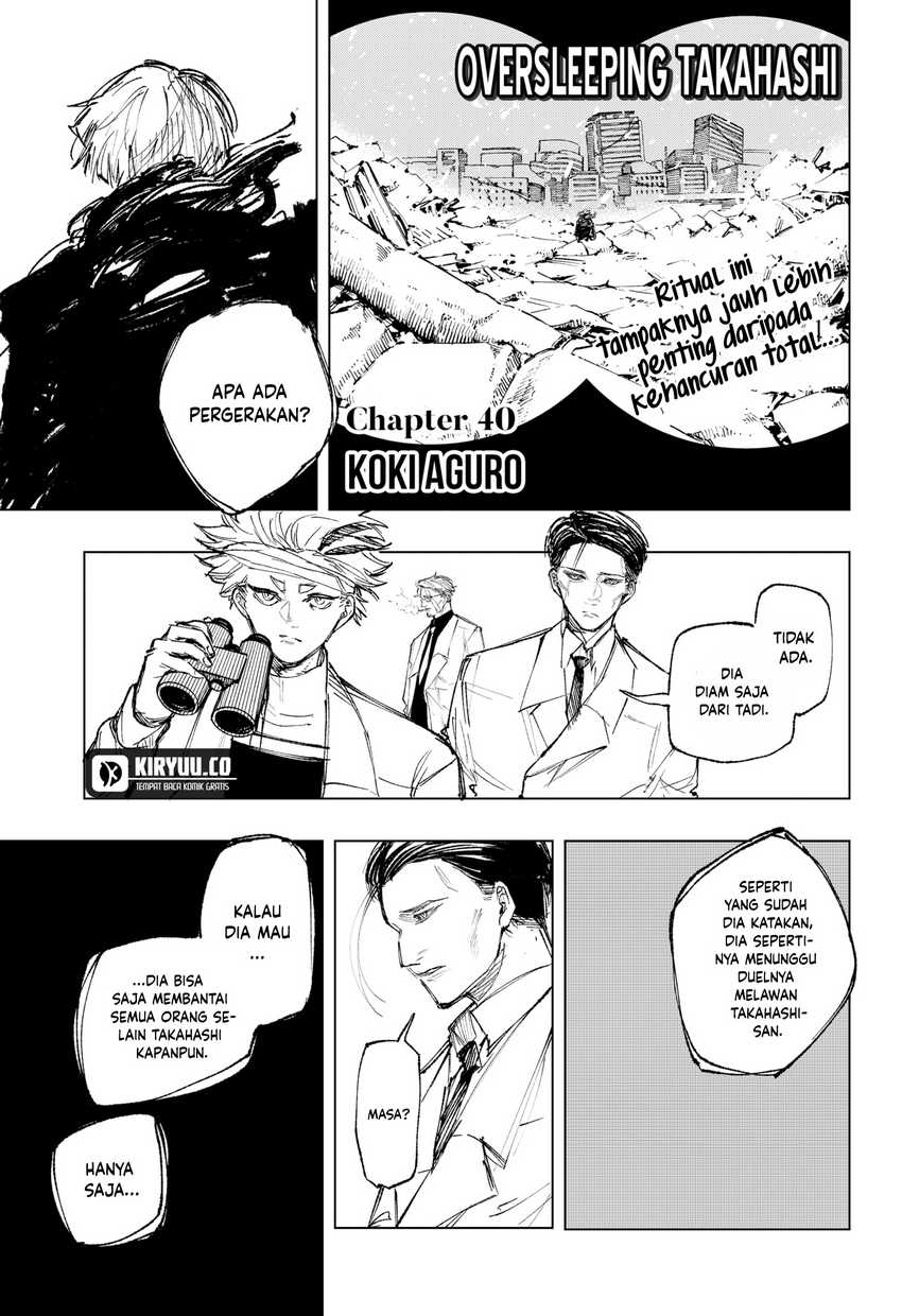 Oversleeping Takahashi Chapter 40 Gambar 1