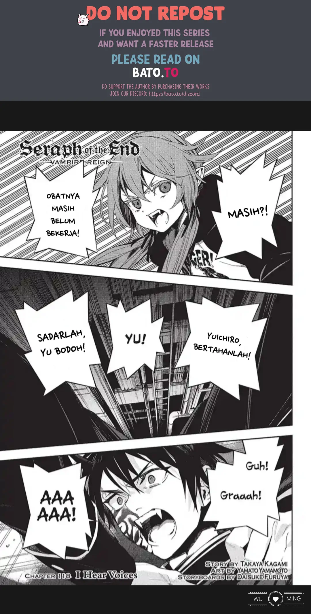 Owari no Seraph Chapter 118 Gambar 1