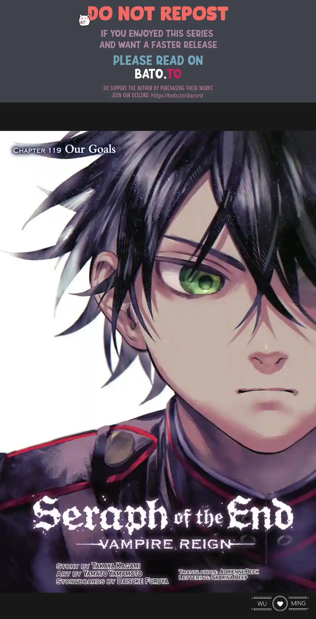 Owari no Seraph Chapter 119 Gambar 1