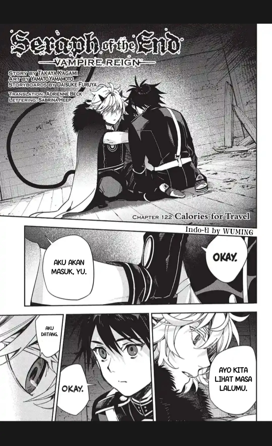 Owari no Seraph Chapter 122 Gambar 1