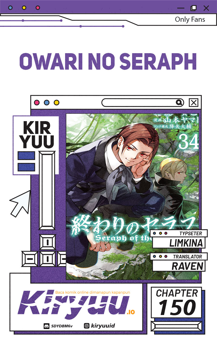 Owari no Seraph Chapter 150 Gambar 1