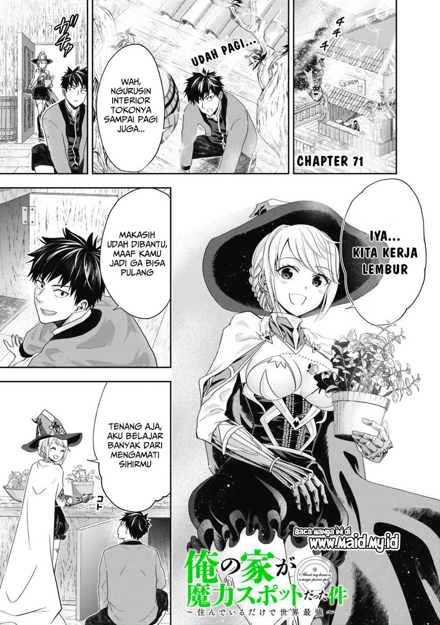 Ore no Ie ga Maryoku Spot datta Ken – Sundeiru dake de Sekai Saikyou Chapter 71 Gambar 3