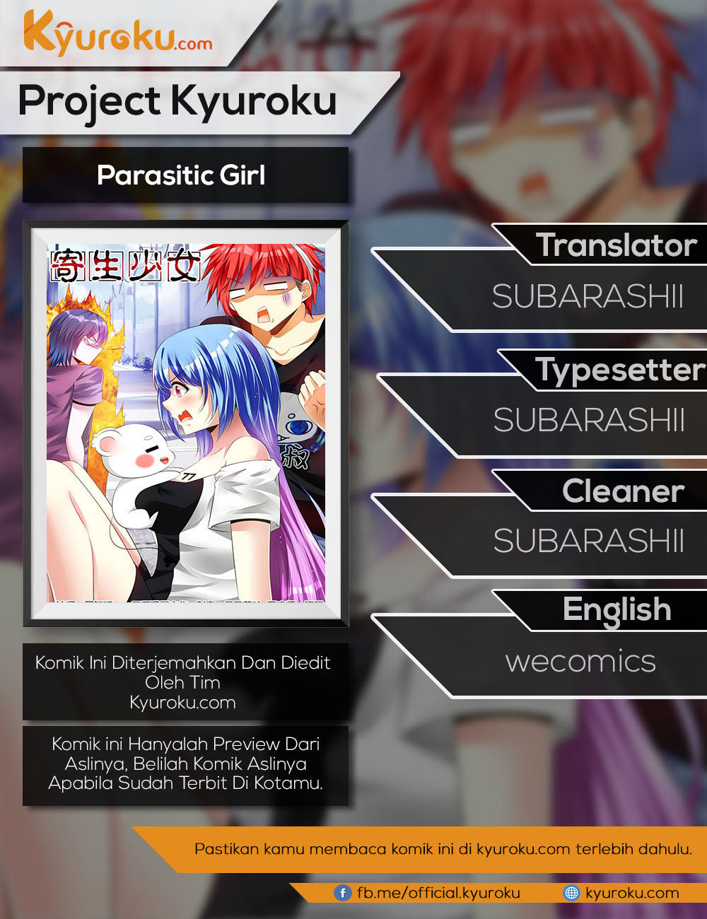 Parasitic Girl Chapter 11 Gambar 1