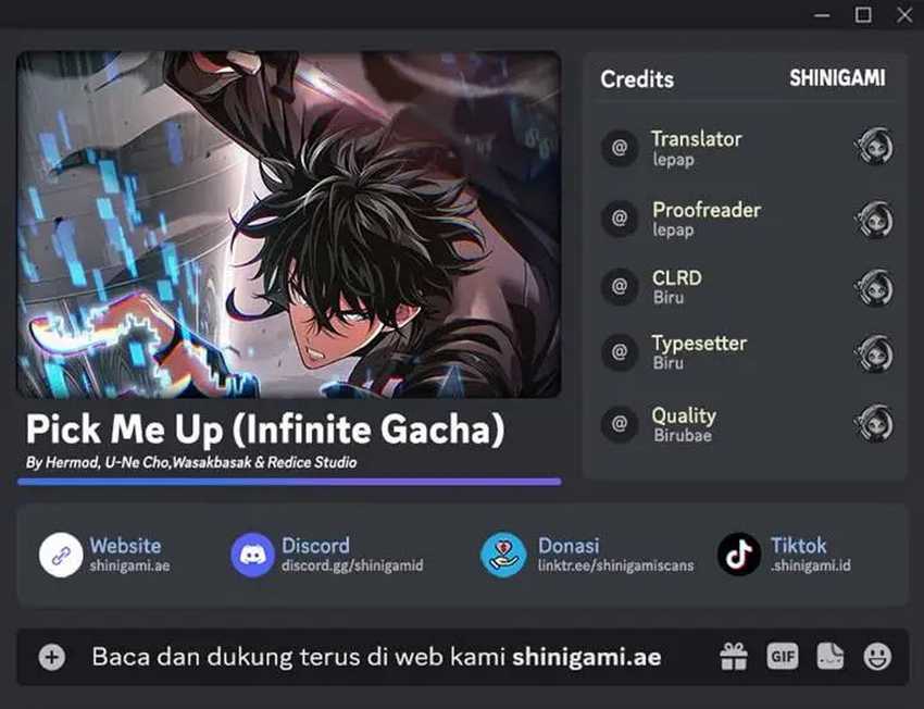 Pick Me Up, Infinite Gacha Chapter 151 Gambar 1
