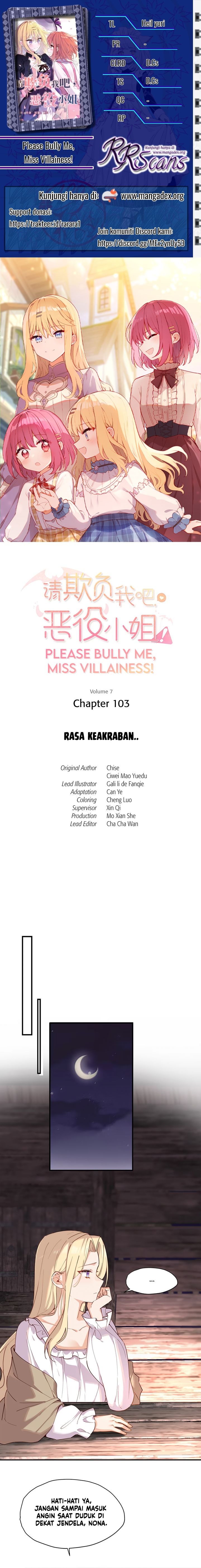 Please Bully Me, Miss Villainess! Chapter 103 Gambar 1