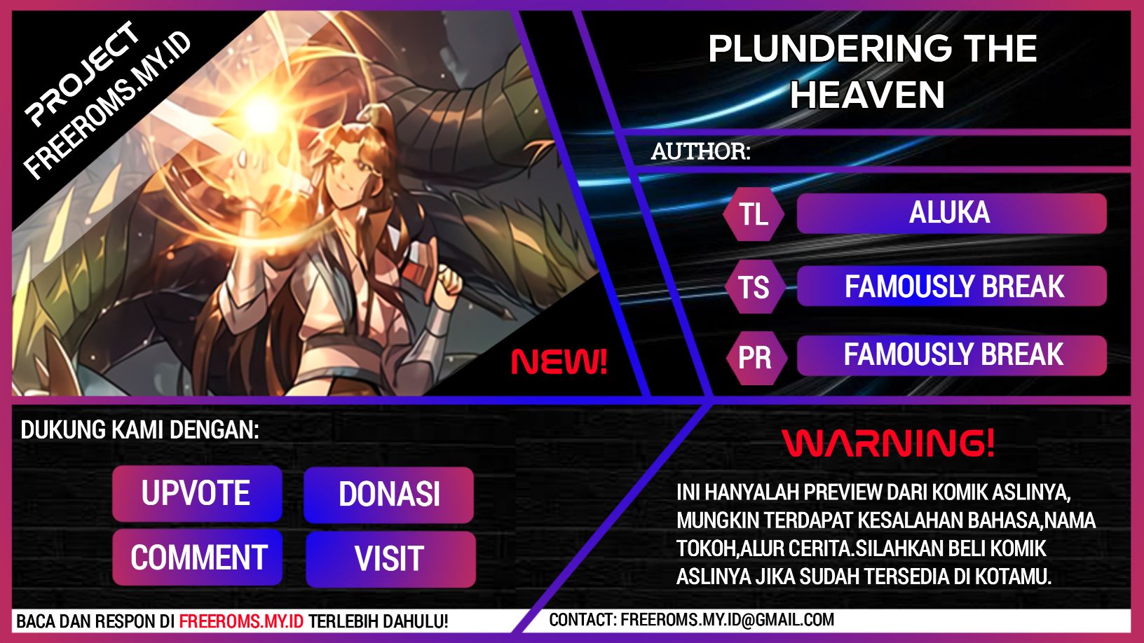 Plundering The Heavens Chapter 02 Gambar 1