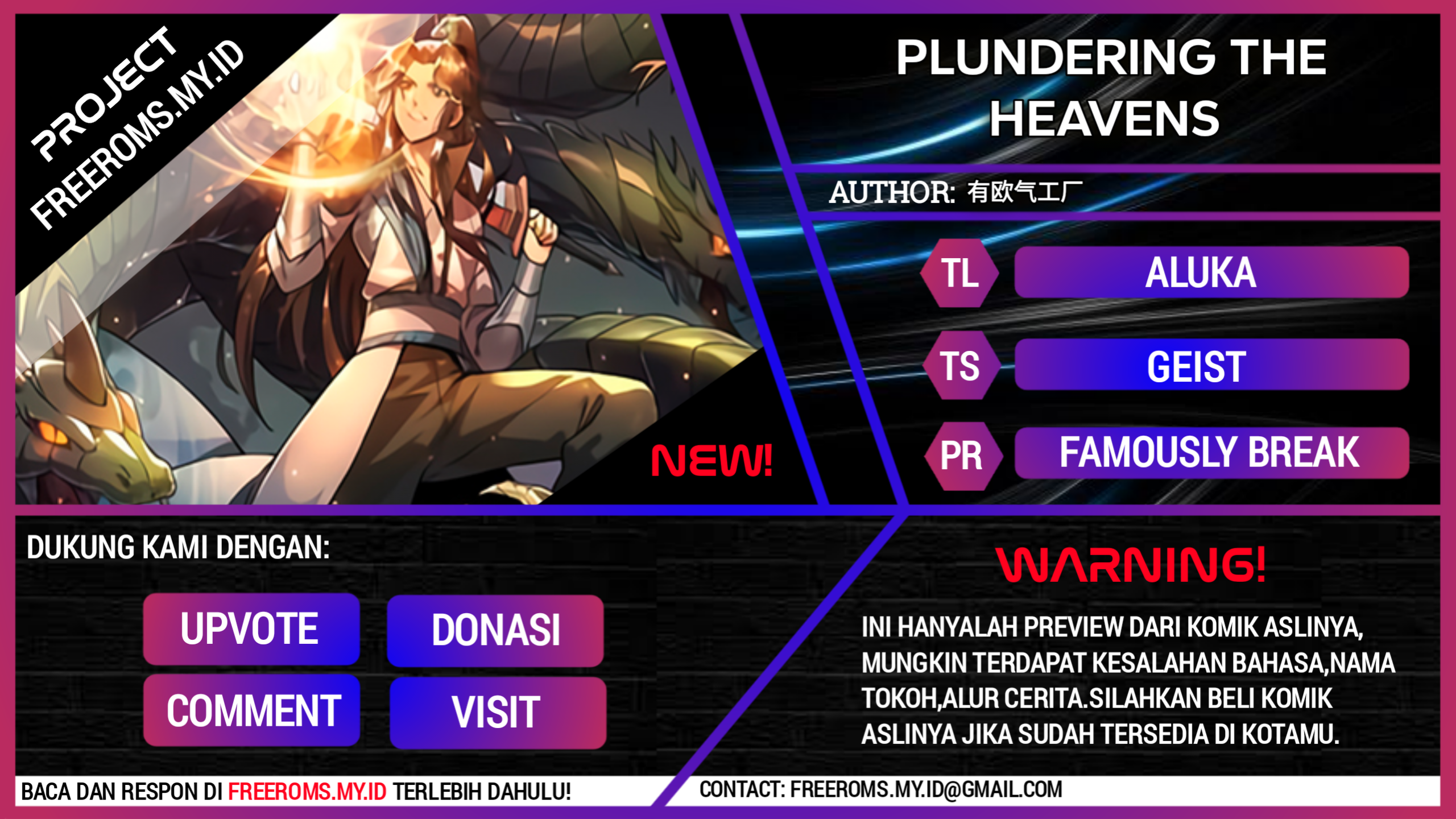 Plundering The Heavens Chapter 08 Gambar 1