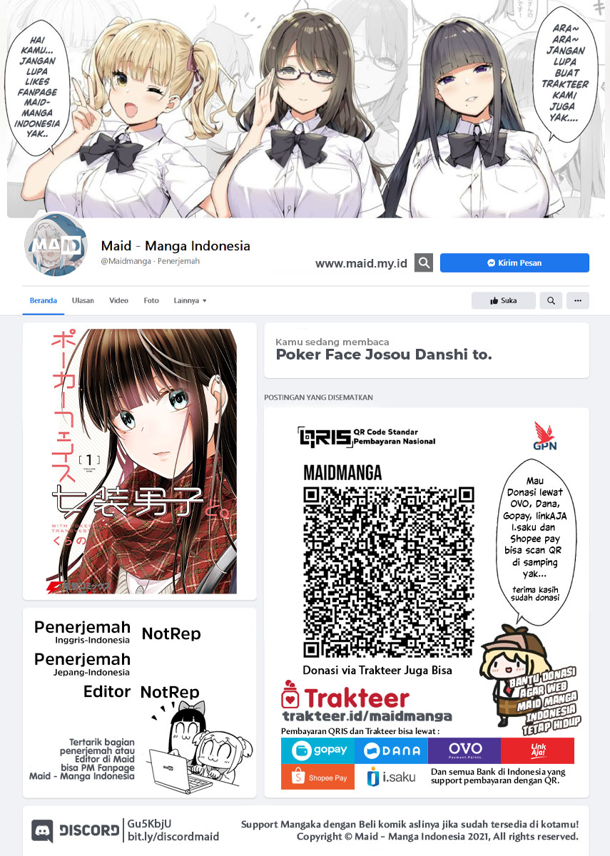 Poker Face Josou Danshi to Chapter 01 Gambar 2