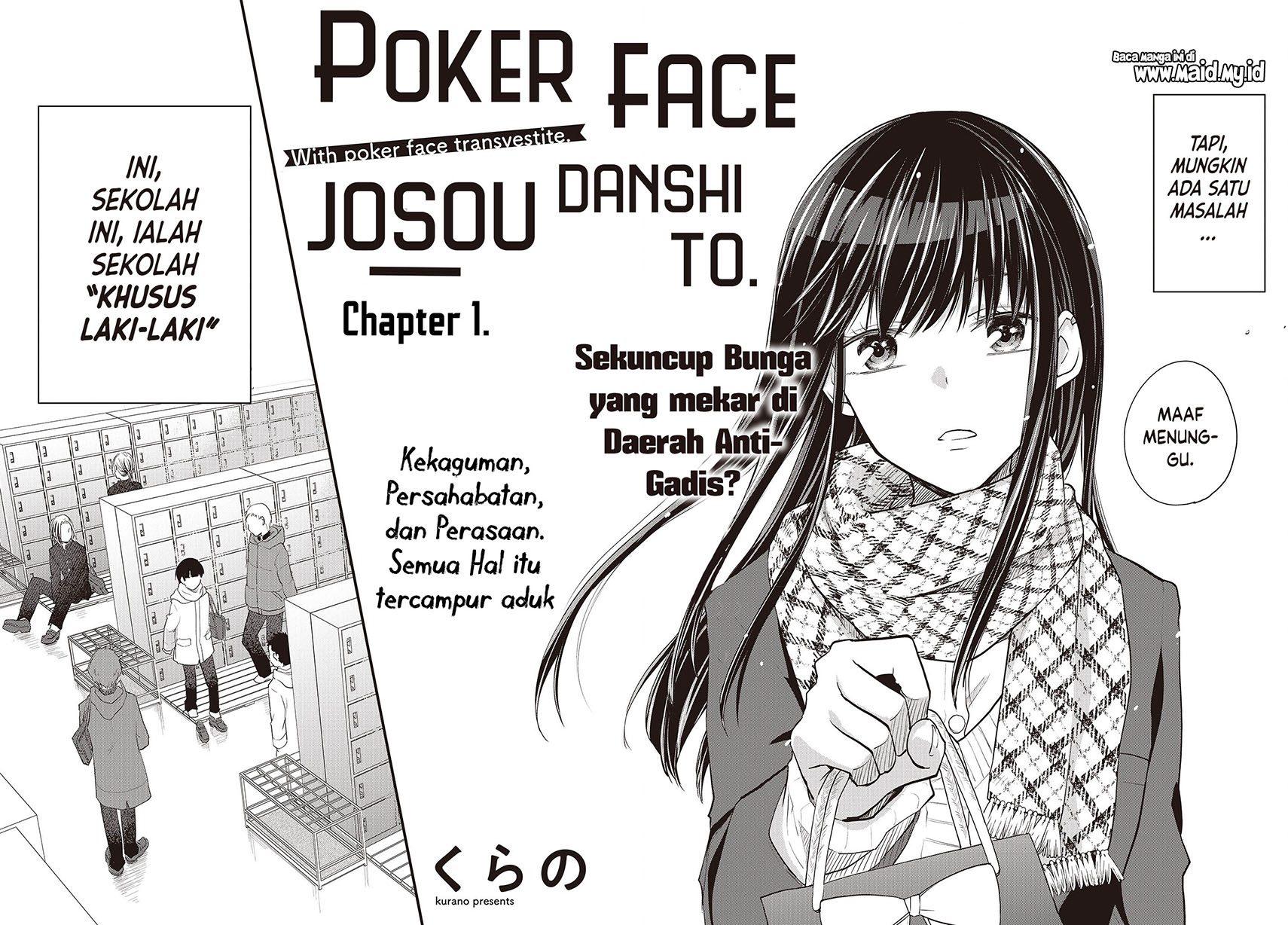 Poker Face Josou Danshi to Chapter 01 Gambar 4