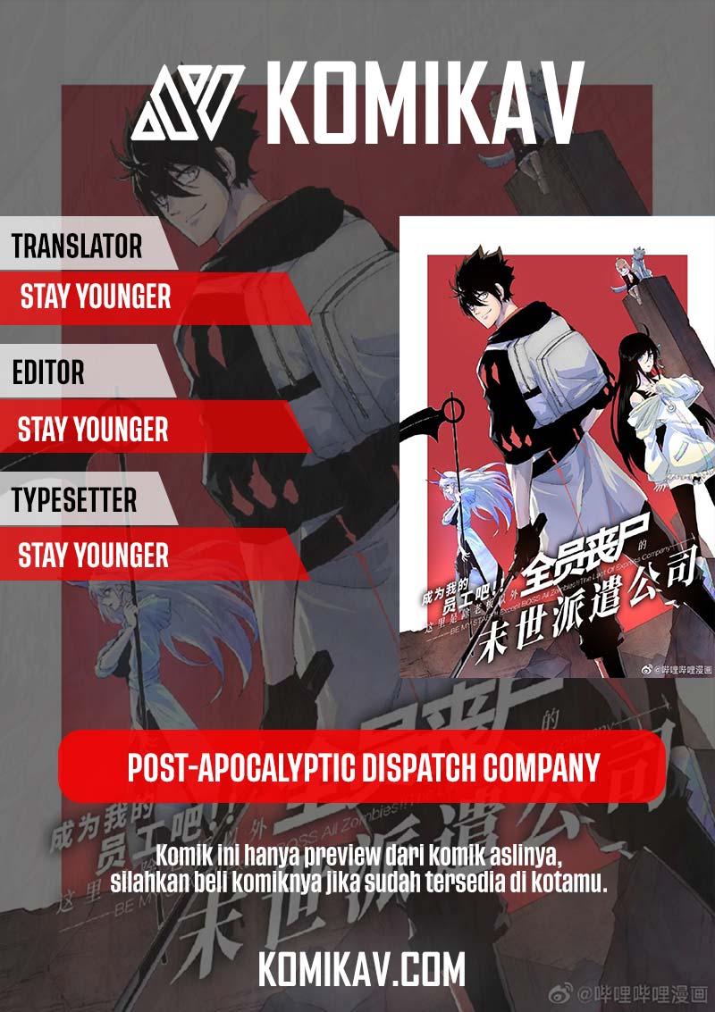 Post-apocalyptic Dispatch Company Chapter 01.3 Gambar 1