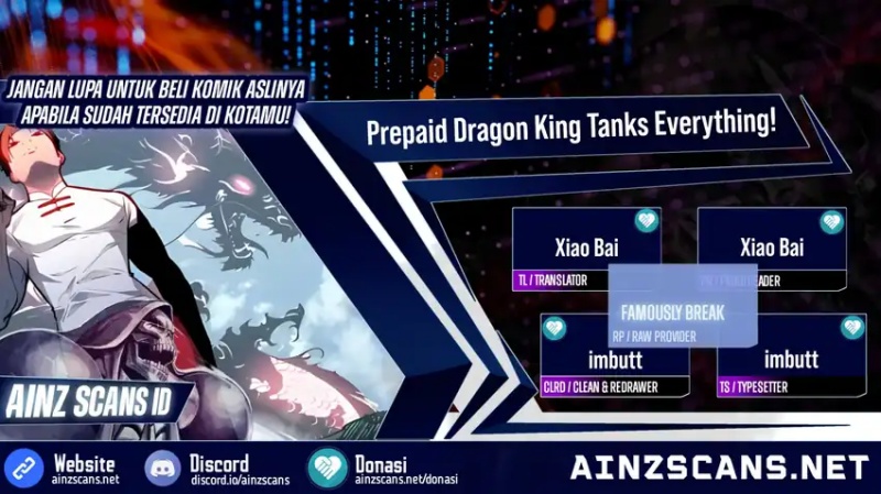 Prepaid Dragon King Tanks Everything! Chapter 21 Gambar 1
