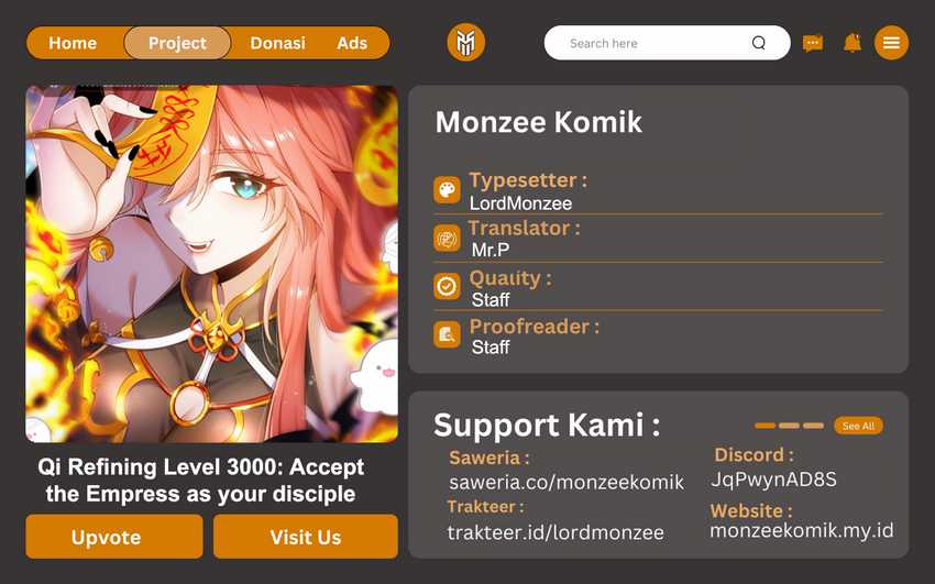 Qi Refining Level 3000 Accept the Empress as your disciple Chapter 05 Gambar 1