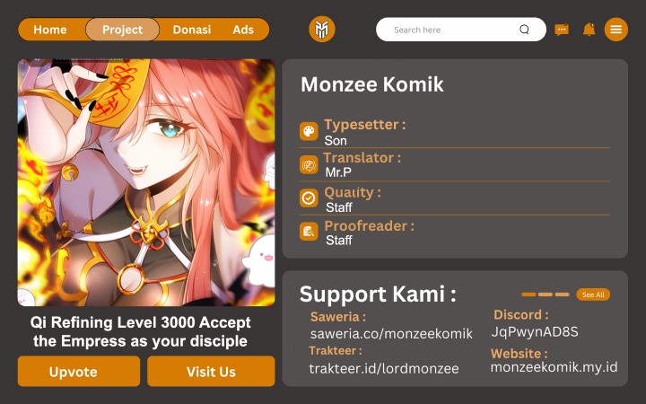 Qi Refining Level 3000 Accept the Empress as your disciple Chapter 09 Gambar 1