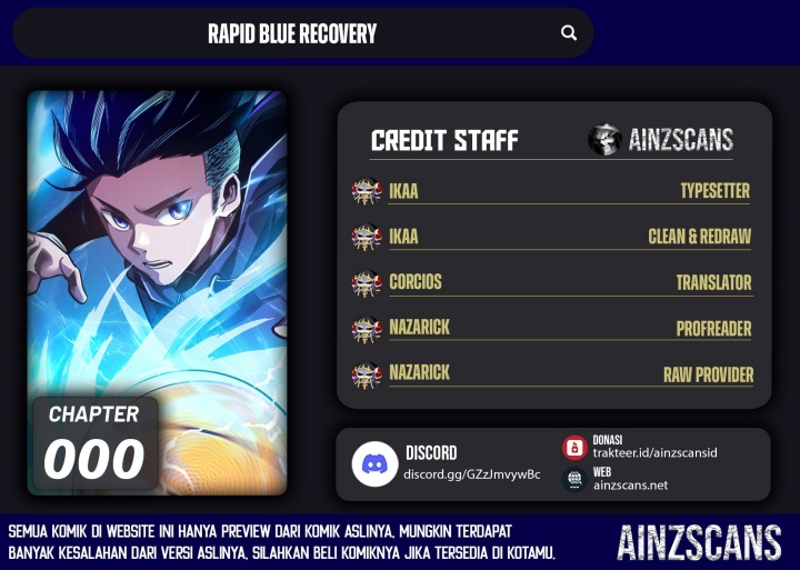 Rapid Blue Recovery Chapter 00 Gambar 1