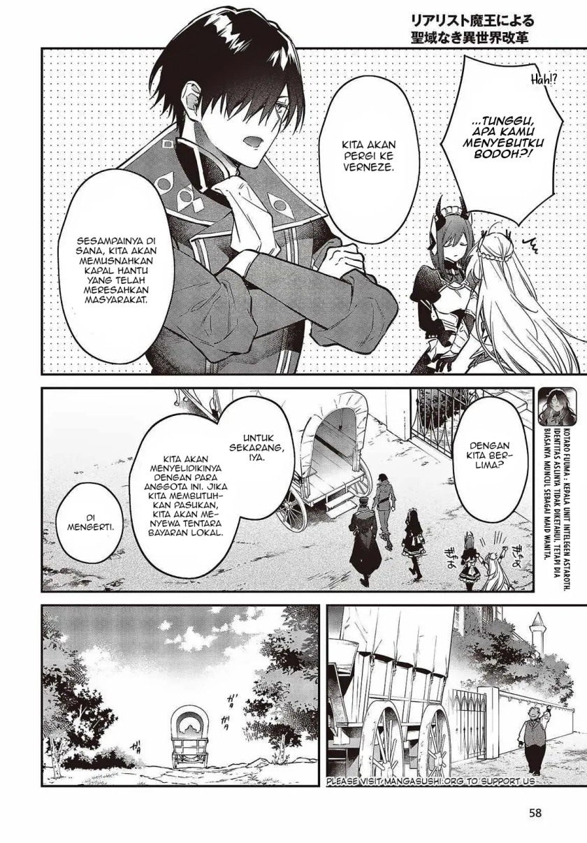 Realist Maou Niyoru Seiiki Naki Isekai Kaikaku Chapter 49 Gambar 21