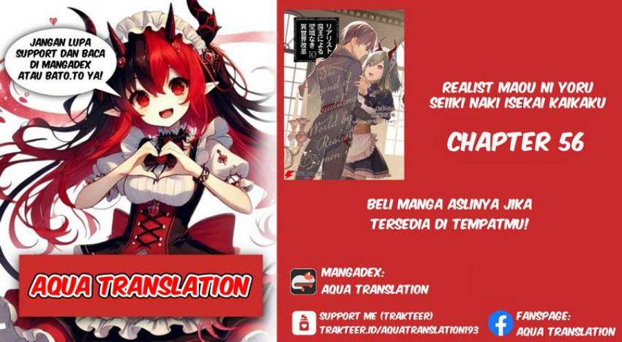 Realist Maou Niyoru Seiiki Naki Isekai Kaikaku Chapter 56 Gambar 1