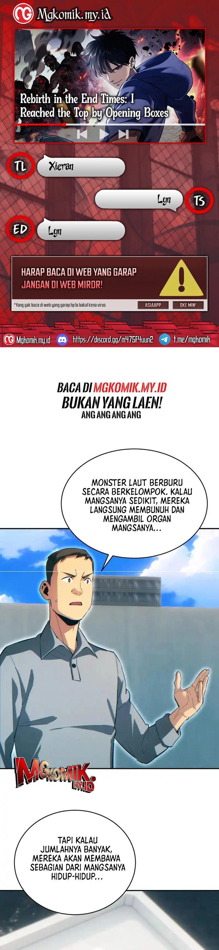 Rebirth in the Apocalypse: I Reach the Top by Opening Boxes Chapter 82 Gambar 1