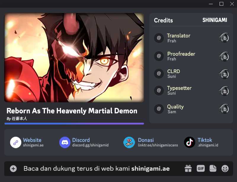 Reborn as a Heavenly Martial Demon Chapter 16 Gambar 1
