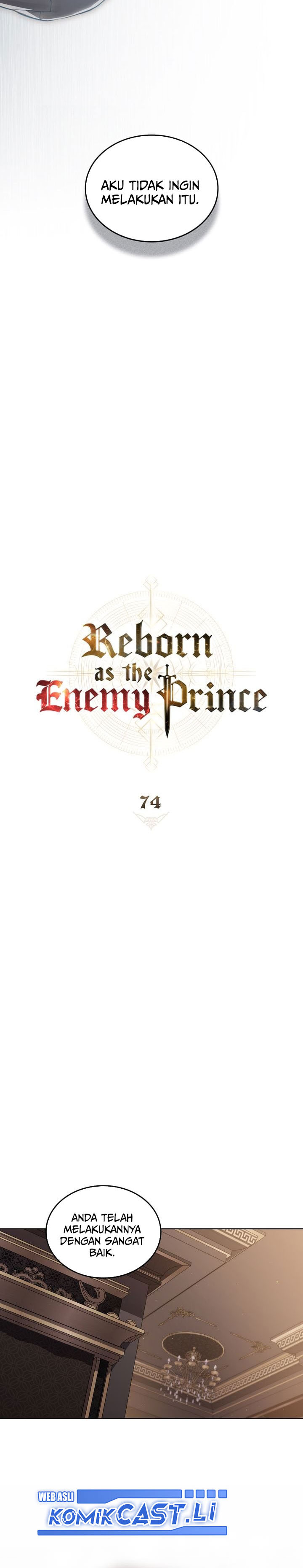Reborn as the Enemy Prince Chapter 74 Gambar 9
