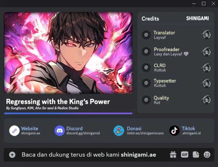 Regressing with the Kings Power Chapter 11 Gambar 1