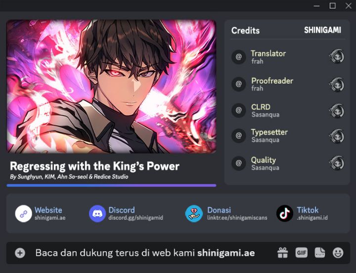 Regressing with the Kings Power Chapter 55 Gambar 1