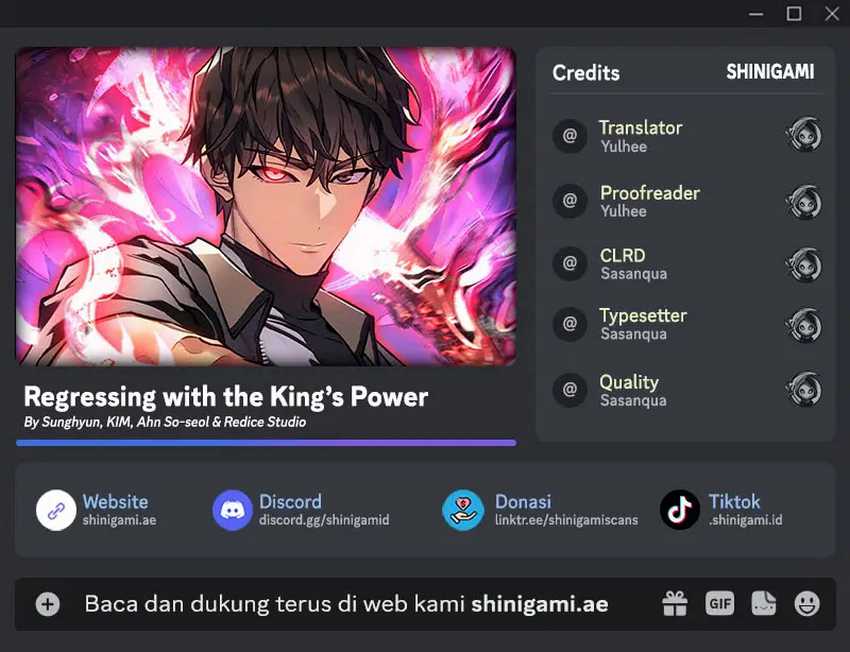 Regressing with the Kings Power Chapter 62 Gambar 1