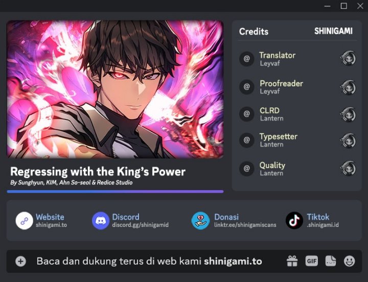 Regressing with the Kings Power Chapter 96 Gambar 1