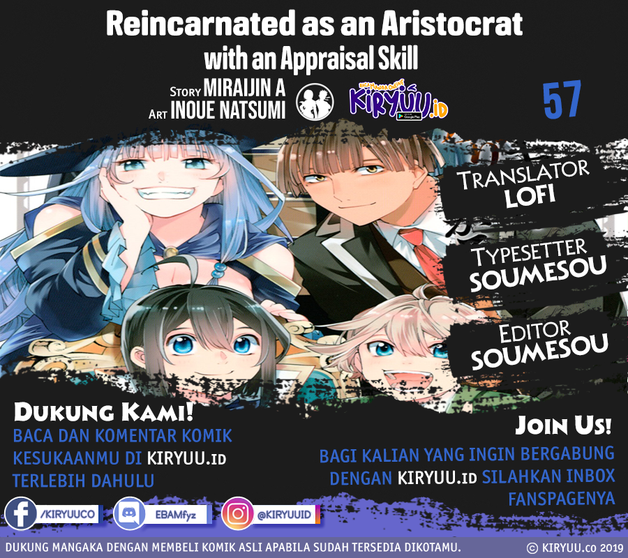 Reincarnated as an Aristocrat with an Appraisal Skill Chapter 57 Gambar 1