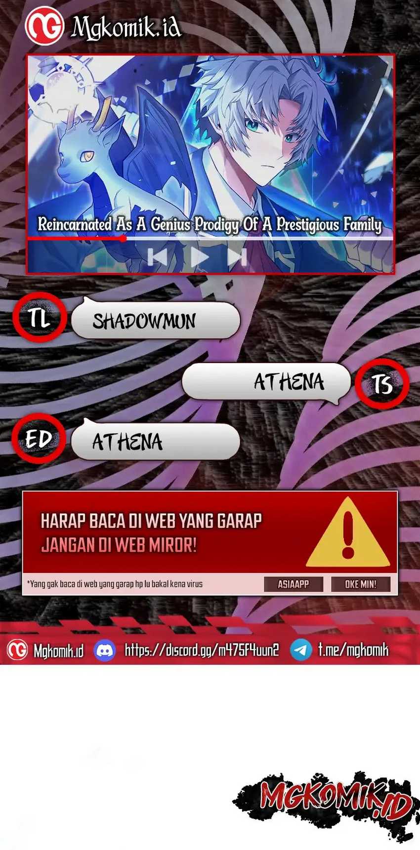 Reincarnated as a Genius Prodigy of a Prestigious Family Chapter 20 Gambar 1