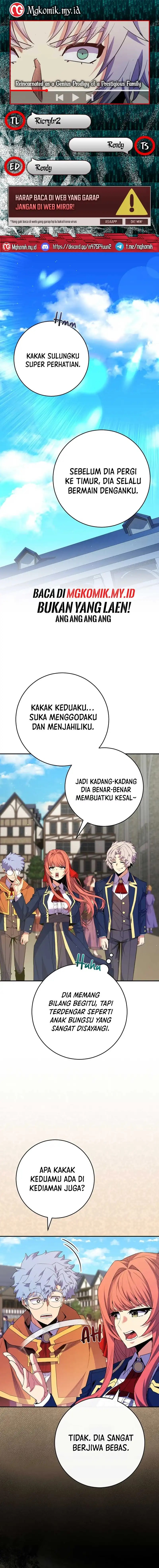 Reincarnated as a Genius Prodigy of a Prestigious Family Chapter 65 Gambar 1