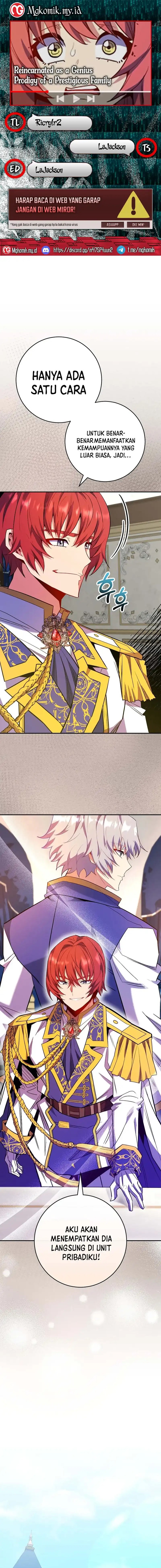 Reincarnated as a Genius Prodigy of a Prestigious Family Chapter 71 Gambar 1