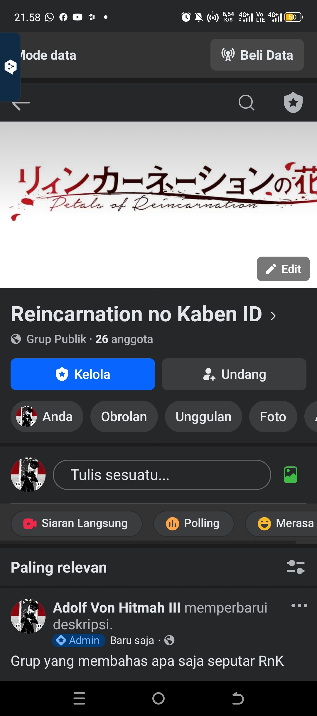 Reincarnation no Kaben Chapter 66 Gambar 34