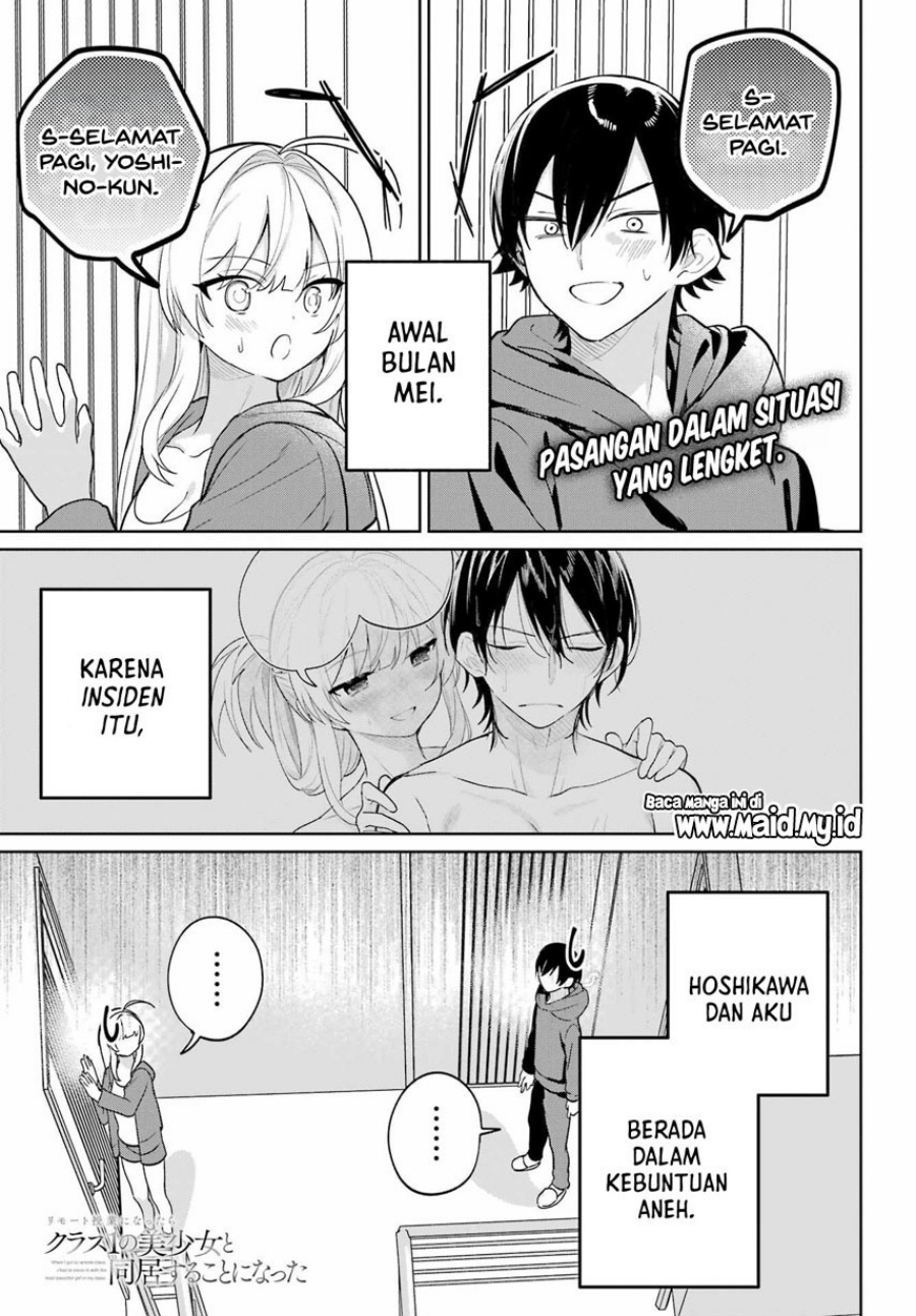 Remote Jugyou ni Nattara Class 1 no Bishoujo to Doukyo Suru Koto ni Natta Chapter 09 Gambar 3