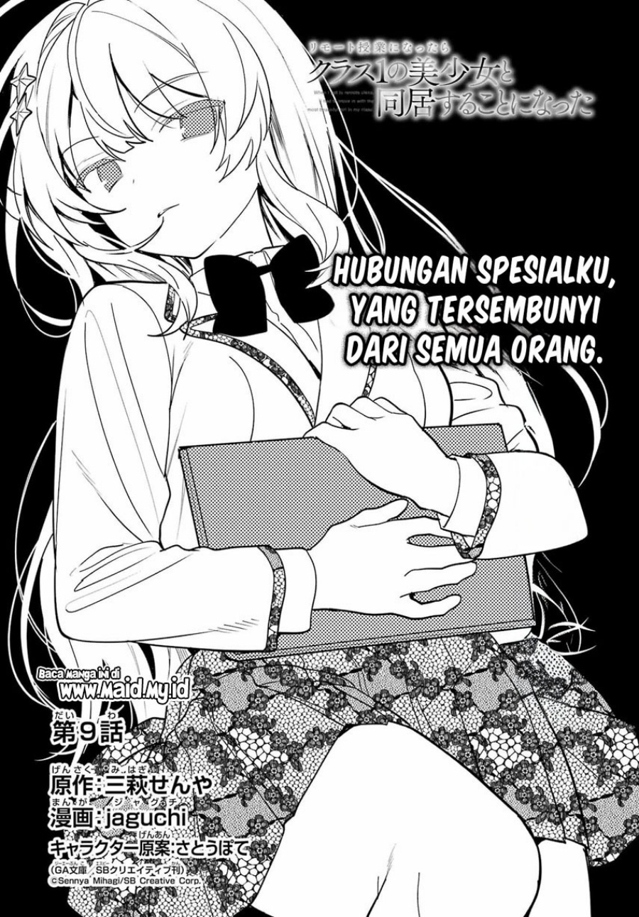 Remote Jugyou ni Nattara Class 1 no Bishoujo to Doukyo Suru Koto ni Natta Chapter 09 Gambar 7