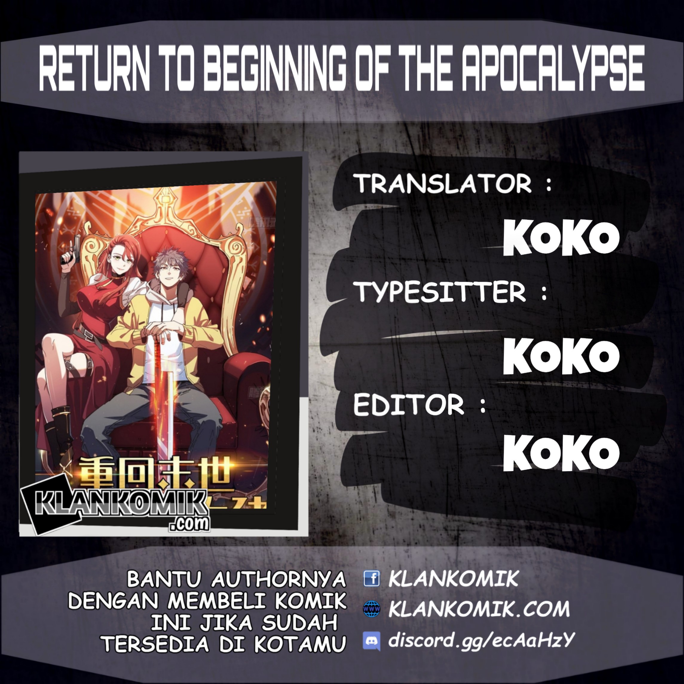 Return To Beginning Of The Apocalypse Chapter 34 Gambar 1
