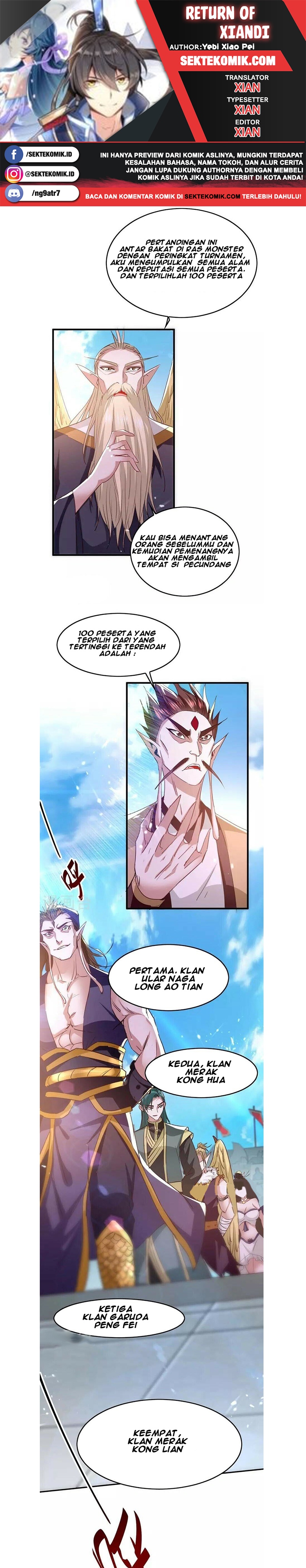 Return of Xiandi Chapter 257 Gambar 1